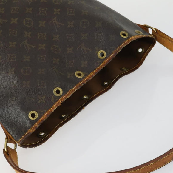 LOUIS VUITTON Monogram Noe Shoulder Bag M42224 LV Auth bs32217