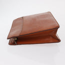 LOUIS VUITTON Epi Pochette Homme Bag Brown Zipangu Gold M52528 LV Auth bs32222-4