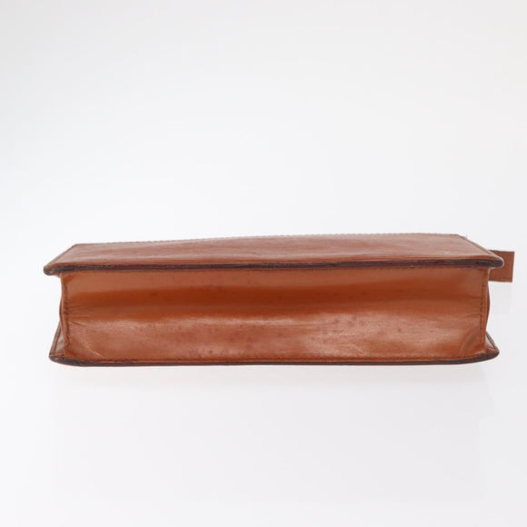LOUIS VUITTON Epi Pochette Homme Bag Brown Zipangu Gold M52528 LV Auth bs32222