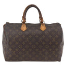 LOUIS VUITTON Monogram Speedy 35 Hand Bag M41524 LV Auth bs32224-3