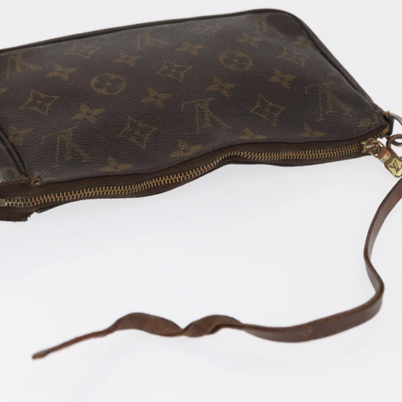 LOUIS VUITTON Monogram Pochette Accessoires Pouch M51980 LV Auth bs32225
