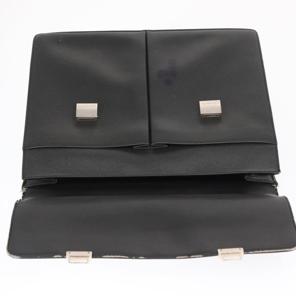 LOUIS VUITTON Taiga Serviette Kazan Business Bag Ardoise M30802 LV Auth bs32229