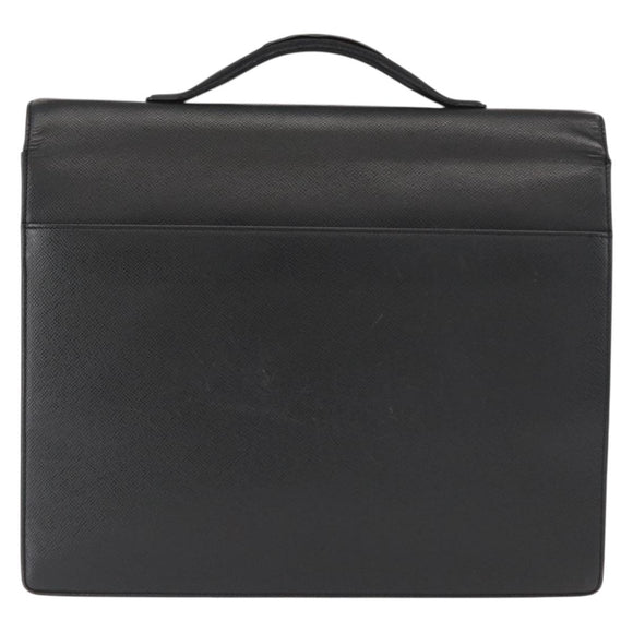 LOUIS VUITTON Taiga Serviette Kazan Business Bag Ardoise M30802 LV Auth bs32229