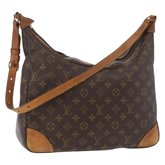 LOUIS VUITTON Monogram Boulogne 35 Shoulder Bag M51260 LV Auth bs32234