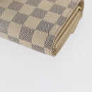 LOUIS VUITTON Damier Azur Portefeuille Alexandra Wallet N63068 LV Auth bs32238-16