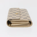 LOUIS VUITTON Damier Azur Portefeuille Alexandra Wallet N63068 LV Auth bs32238-4