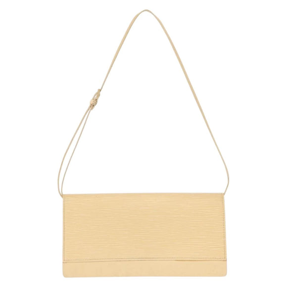 LOUIS VUITTON Epi Leather Honfleur Shoulder Bag Vanilla M5273A LV Auth bs32239