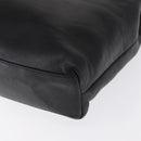 Salvatore Ferragamo Shoulder Bag Leather Black Silver Auth bs32241-11