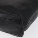 Salvatore Ferragamo Shoulder Bag Leather Black Silver Auth bs32241-13