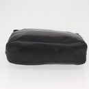 Salvatore Ferragamo Shoulder Bag Leather Black Silver Auth bs32241-9