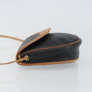 Christian Dior Shoulder Bag Canvas Black Gold Auth bs32245-4