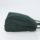 PRADA Tote Bag Nylon Green Silver Auth bs32246-3