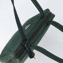 PRADA Tote Bag Nylon Green Silver Auth bs32246-6