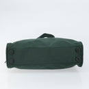 PRADA Tote Bag Nylon Green Silver Auth bs32246-5