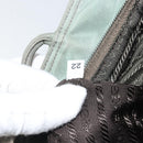 PRADA Tote Bag Nylon Khaki Silver Auth bs32247-12