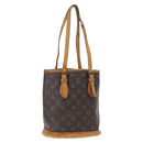 LOUIS VUITTON Monogram Bucket PM Shoulder Bag M42238 LV Auth bs32251-1