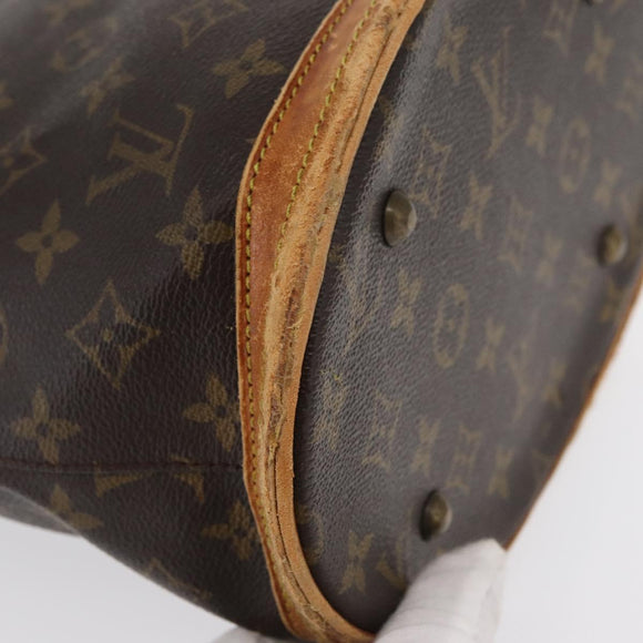 LOUIS VUITTON Monogram Bucket PM Shoulder Bag M42238 LV Auth bs32251