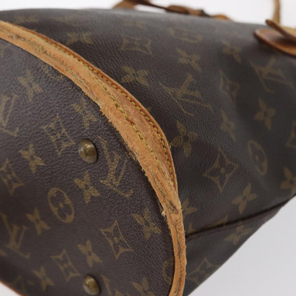 LOUIS VUITTON Monogram Bucket PM Shoulder Bag M42238 LV Auth bs32251