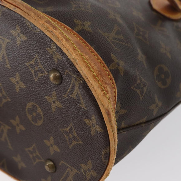 LOUIS VUITTON Monogram Bucket PM Shoulder Bag M42238 LV Auth bs32251