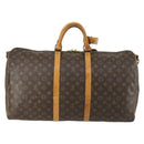LOUIS VUITTON Monogram Keepall Bandouliere 55 Boston Bag M41414 LV Auth bs32252-2