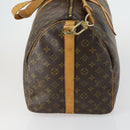 LOUIS VUITTON Monogram Keepall Bandouliere 55 Boston Bag M41414 LV Auth bs32252-3