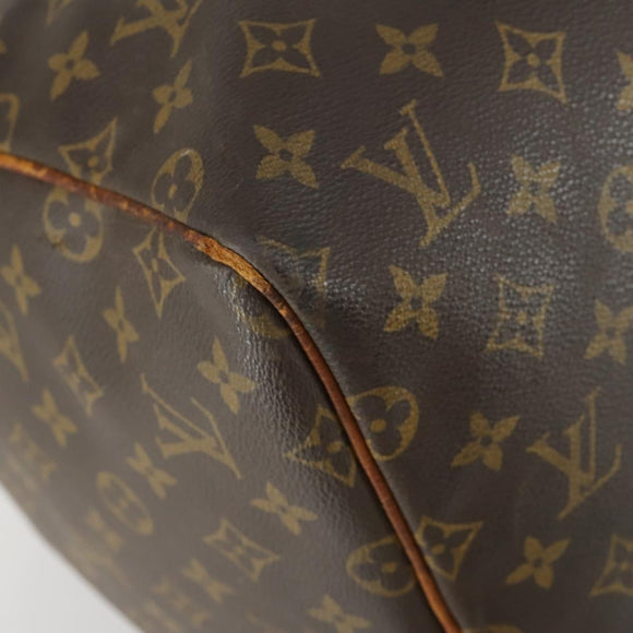 LOUIS VUITTON Monogram Keepall 55 Boston Bag M41424 LV Auth bs32253