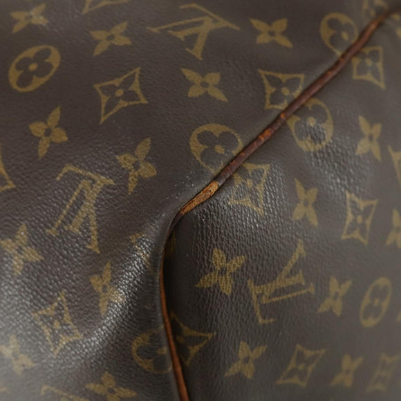 LOUIS VUITTON Monogram Keepall 55 Boston Bag M41424 LV Auth bs32253