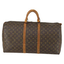 LOUIS VUITTON Monogram Keepall 55 Boston Bag M41424 LV Auth bs32253-13