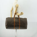 LOUIS VUITTON Monogram Keepall 55 Boston Bag M41424 LV Auth bs32253-21