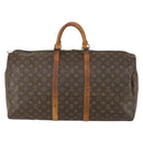 LOUIS VUITTON Monogram Keepall 55 Boston Bag M41424 LV Auth bs32253-2