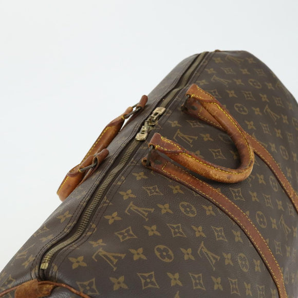 LOUIS VUITTON Monogram Keepall 55 Boston Bag M41424 LV Auth bs32253