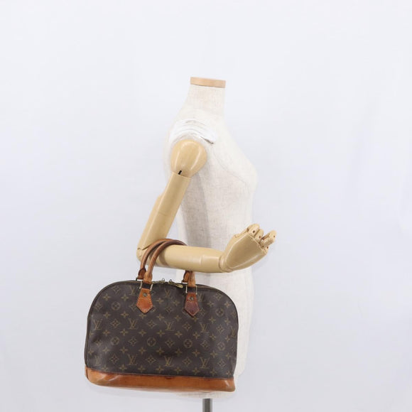 LOUIS VUITTON Monogram Alma Hand Bag M51130 LV Auth bs32260