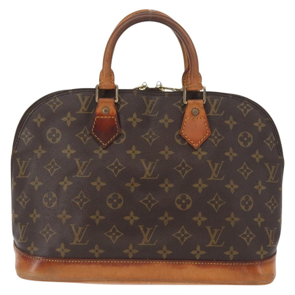 LOUIS VUITTON Monogram Alma Hand Bag M51130 LV Auth bs32260