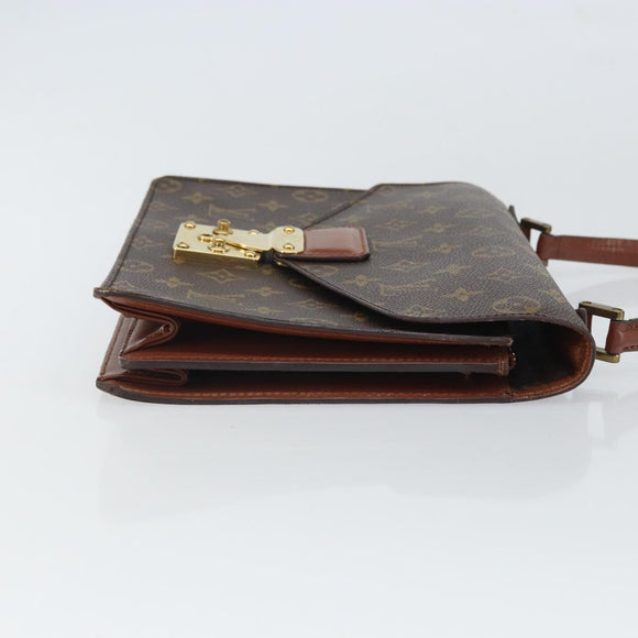 LOUIS VUITTON Monogram Concorde Hand Bag M51190 LV Auth bs32261