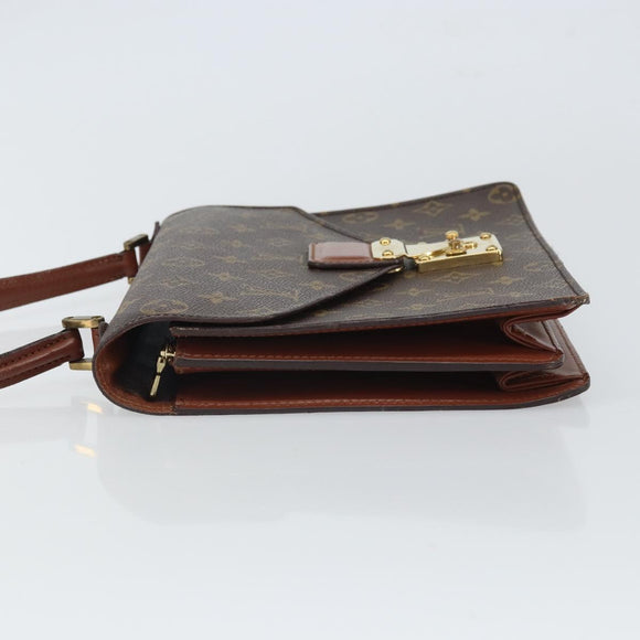 LOUIS VUITTON Monogram Concorde Hand Bag M51190 LV Auth bs32261