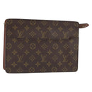 LOUIS VUITTON Monogram Pochette Homme Clutch Bag M51795 LV Auth bs32262-1