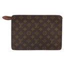 LOUIS VUITTON Monogram Pochette Homme Clutch Bag M51795 LV Auth bs32262-3