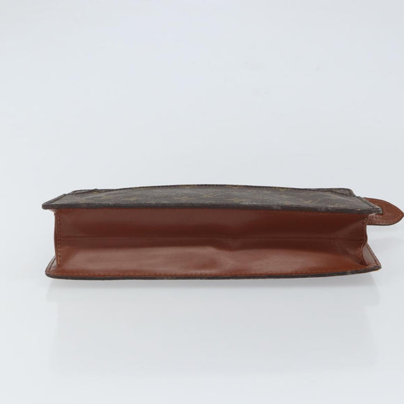 LOUIS VUITTON Monogram Pochette Homme Clutch Bag M51795 LV Auth bs32262