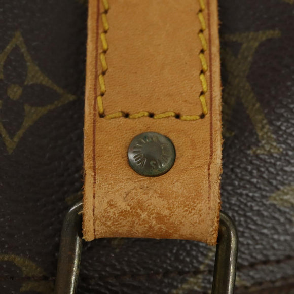 LOUIS VUITTON Monogram Keepall 55 Boston Bag M41424 LV Auth bs32264