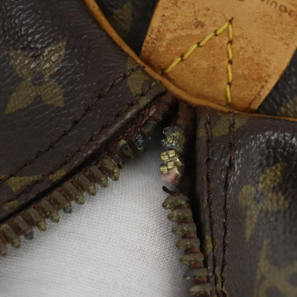 LOUIS VUITTON Monogram Keepall 55 Boston Bag M41424 LV Auth bs32264