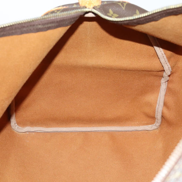 LOUIS VUITTON Monogram Keepall 55 Boston Bag M41424 LV Auth bs32264