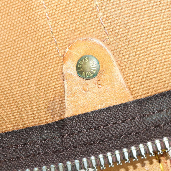 LOUIS VUITTON Monogram Keepall 55 Boston Bag M41424 LV Auth bs32264