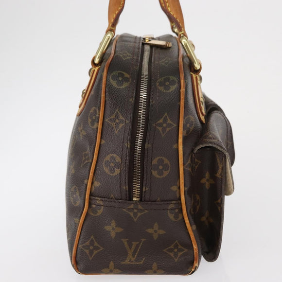 LOUIS VUITTON Monogram Manhattan PM Hand Bag M40026 LV Auth bs32267
