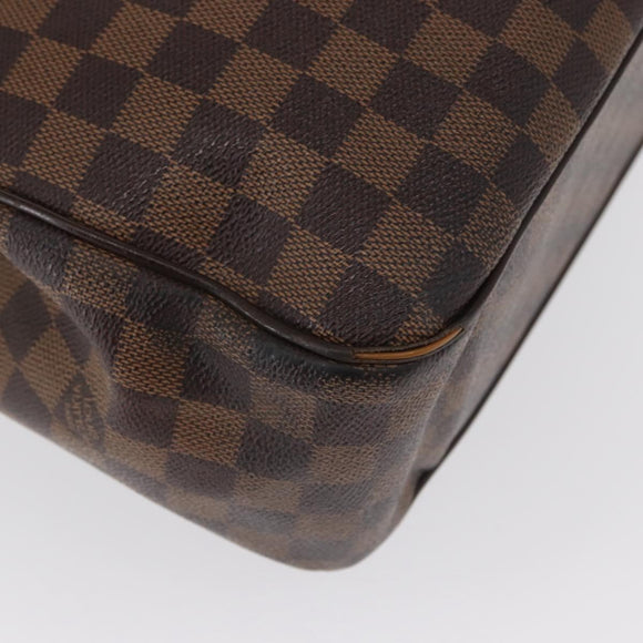 LOUIS VUITTON Damier Ebene Uzes Hand Bag N51128 LV Auth bs32268