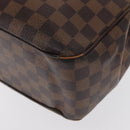 LOUIS VUITTON Damier Ebene Uzes Hand Bag N51128 LV Auth bs32268-18