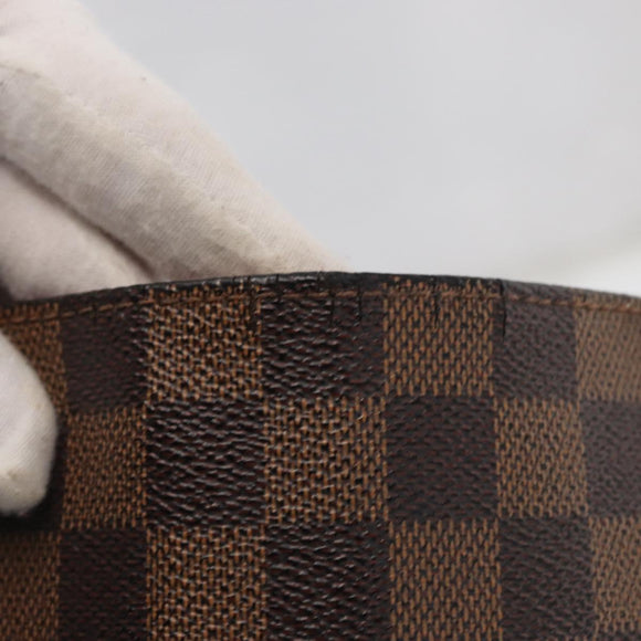 LOUIS VUITTON Damier Ebene Uzes Hand Bag N51128 LV Auth bs32268