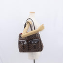 LOUIS VUITTON Damier Ebene Uzes Hand Bag N51128 LV Auth bs32268-25