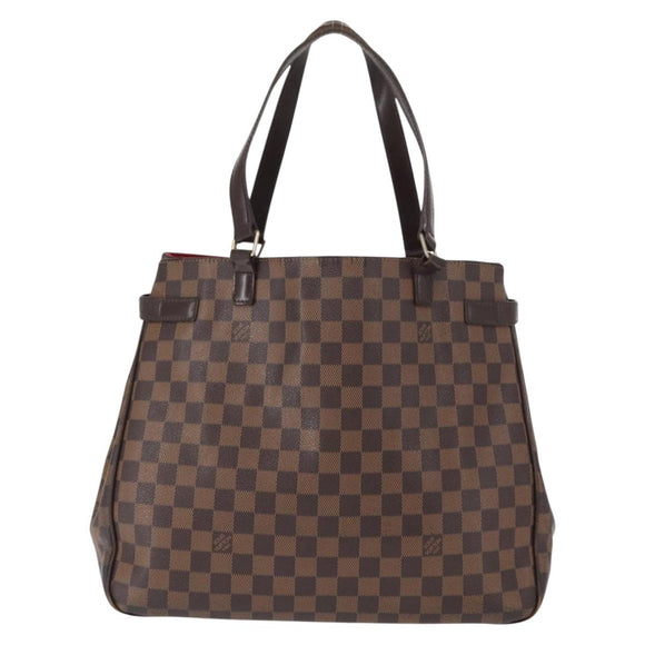 LOUIS VUITTON Damier Ebene Uzes Hand Bag N51128 LV Auth bs32268