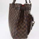 LOUIS VUITTON Damier Ebene Uzes Hand Bag N51128 LV Auth bs32268-4