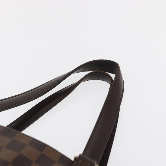 LOUIS VUITTON Damier Ebene Uzes Hand Bag N51128 LV Auth bs32268